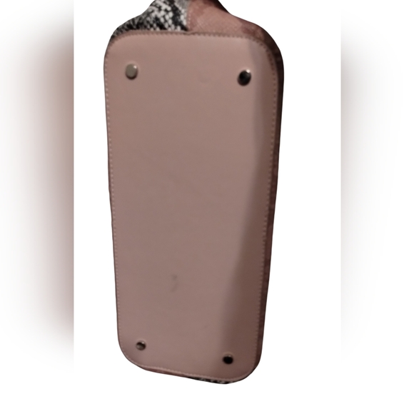 Leather Shoulder Bag Snake Print - Picture 7 of 7